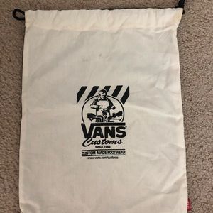 Custom vans drawstring bag